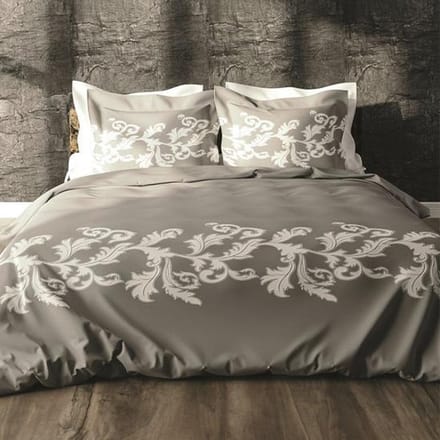 Yellow Juliane Dekbedovertrek - Eenpersoons - 140x200/220 cm - Grey
