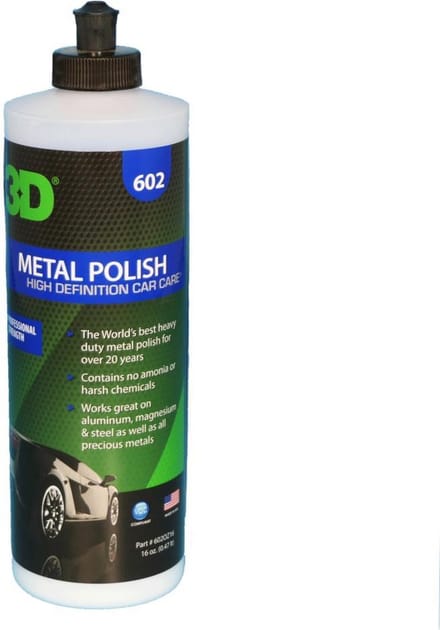 3D METAL POLISH metaal en chroom poetsmiddel - 16 oz / 473 ml fles