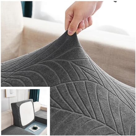 Waterdichte bankzitkussenhoes Jacquard stoelhoes Stretch wasbaar verwijderbare bankhoes Home bankbeschermer 1 st. Normal Size 2