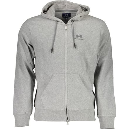La Martina Grigio Katoenen Heren Sweatshirt