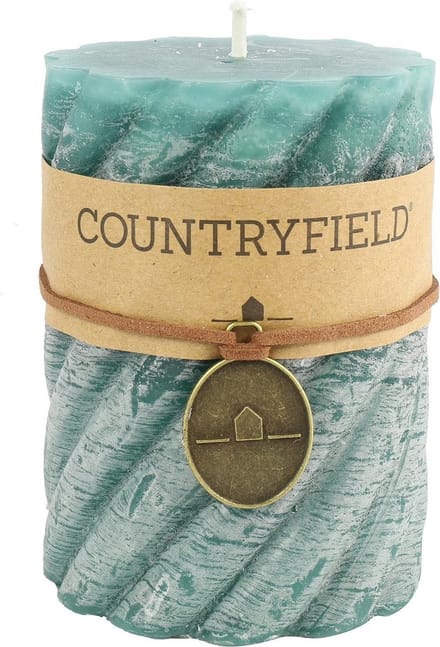 Countryfield Stompkaars met ribbel Petrol Ø7 cm | Hoogte 7,5 cm