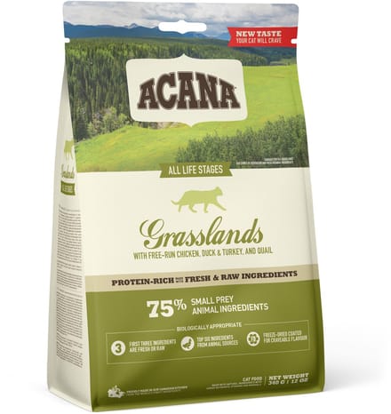 Acana Cat Grasslands Lam&Eend&Witvis - Kattenvoer - 340 g