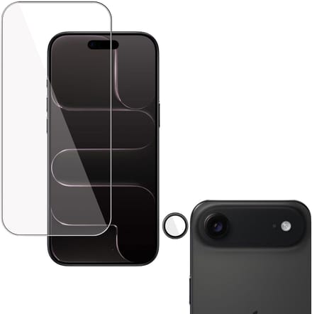 TechNow Screenprotector + Camera Screen geschikt voor iPhone 17 Air Screenprotector - Gehard Glas - Rounded - Proteqt+