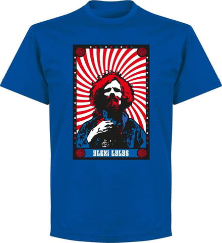 Lalas Psychadelic USA T-Shirt - Blauw - M