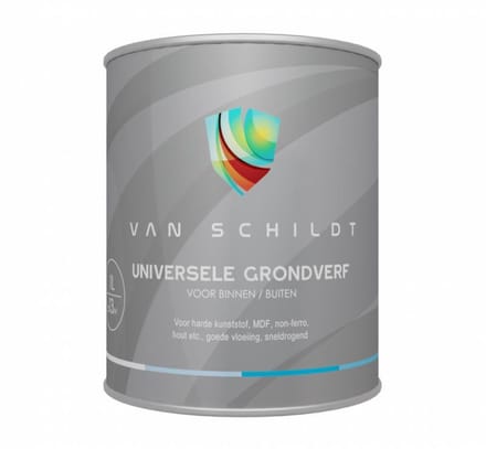 van Schildt Universele Primer Acryl Grondverf  Waterbasis 1 Liter Wit