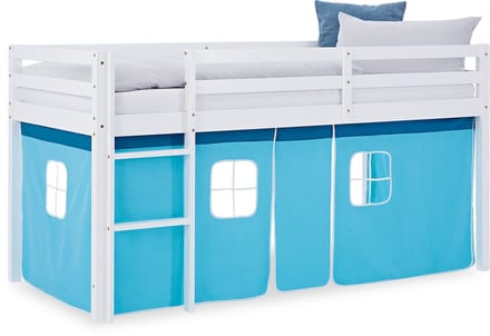 Homestyle4u Hoogslaper - 90x200 cm - Blauw