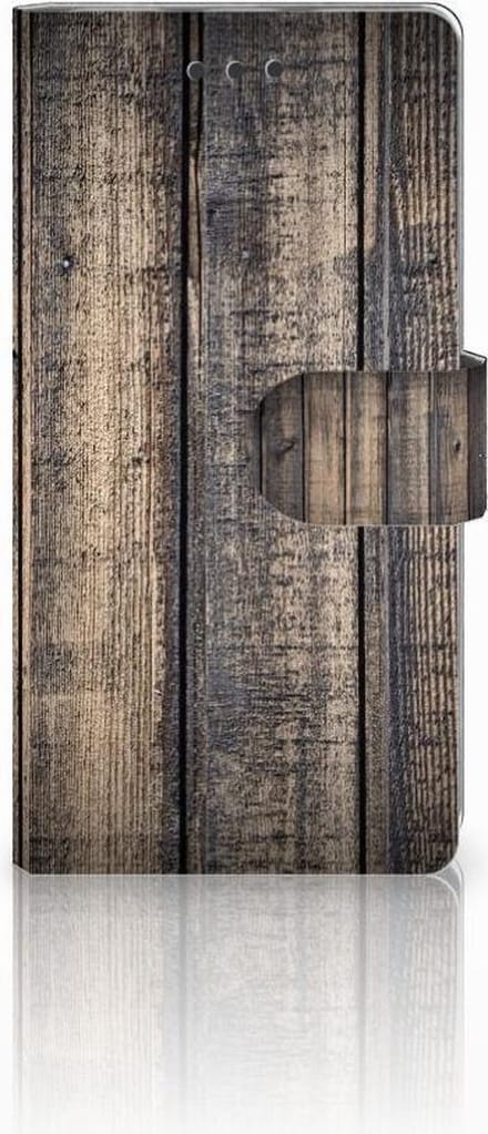 Huawei Ascend P8 Lite Book Style Case Steigerhout