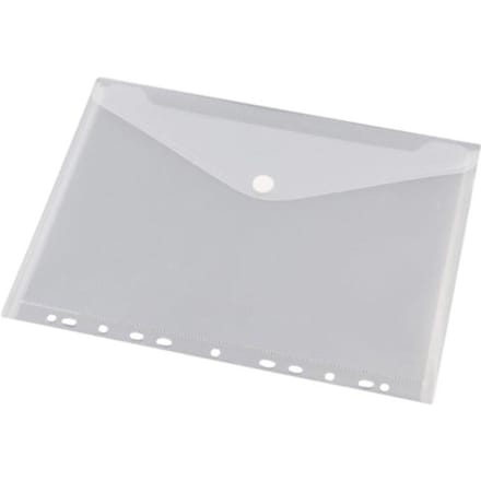 Enveloptas Europel A4 240x310mm 11-gaats PP transparant wit