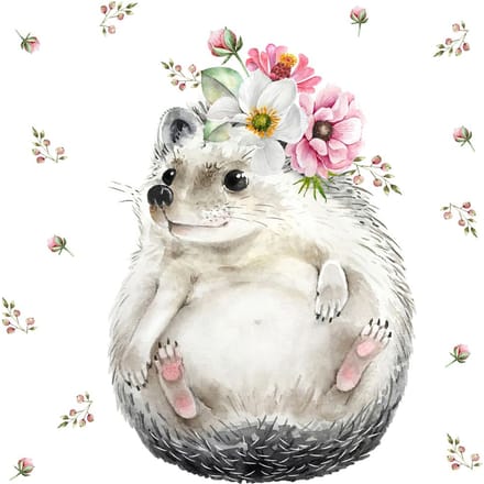 Servet "Schattige egel"