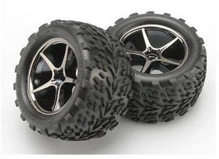 Gemini Banden en Wielen voor Modelauto's - Zwart/Chroom