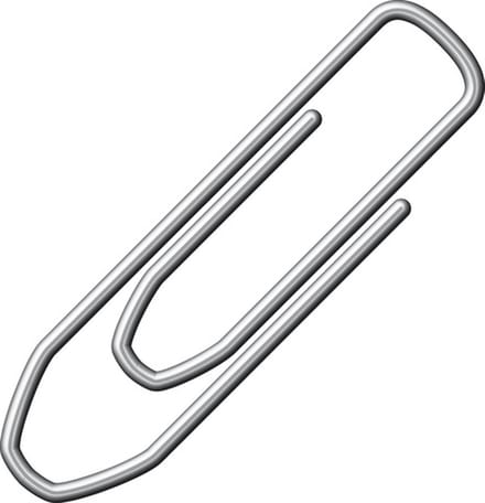 Alco paperclips - 26mm - hoekig - 100 stuks in doos - AL-215