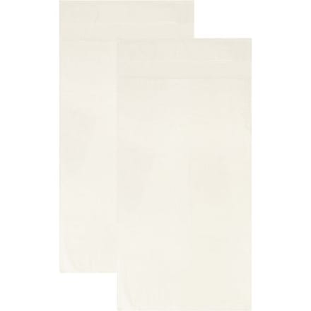 LIVARNO Set van 2 bamboe handdoeken 50 x 100 cm (wit)