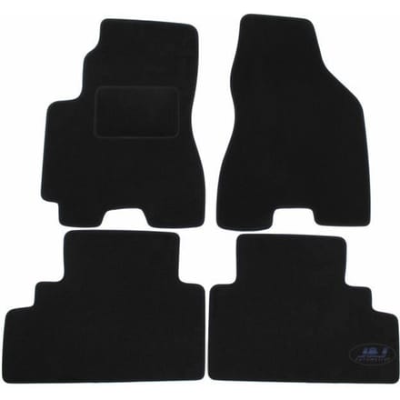 Tapis De Sol Noir Velours - J&amp;J AUTOMOTIVE - Sur Mesure - Hyundai Jumpy 2007-2016 - Antidérapant - Imperméable zwart