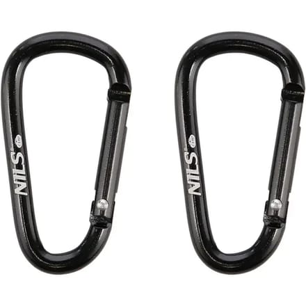 NILS CAMP NC1710 - Aluminium Karabijnhaak - 2 stuks - 3kg Gewicht