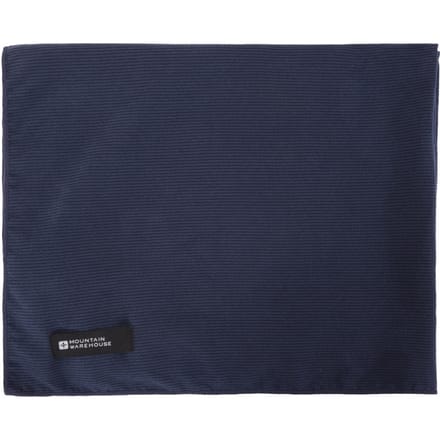 Mountain Warehouse Grote geribbelde handdoek (Marine)