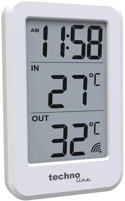 Draadloos Weerstation met Binnen- en Buitentemperatuur en Tijdweergave