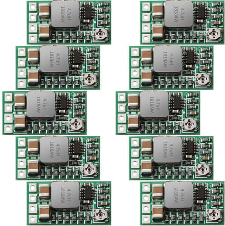 Jhubersproducts - Mini Spanning Neerwaartse Converter - 10 Stuks - 5 V Regelaar Module - Compact en Efficiënt - DC-DC Spanning Reducer - Voor Diverse