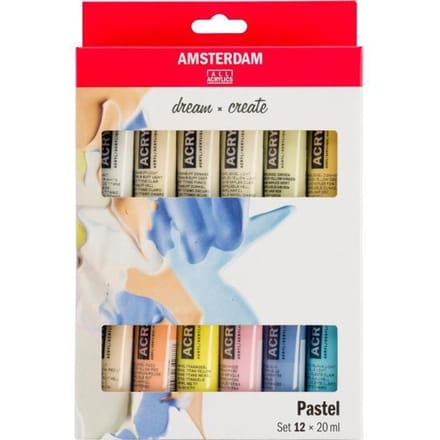 Amsterdam Standard Series acrylverf pastel set | 12 × 20 ml