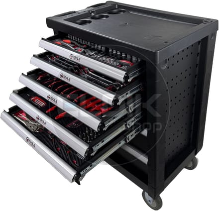 E-Tools 196 Delige Gevulde Gereedschapswagen - 73276
