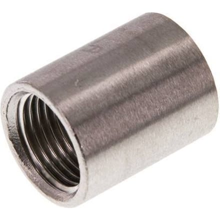Rp 1/2'' RVS Ronde Sok 16 Bar [2 Stuks]