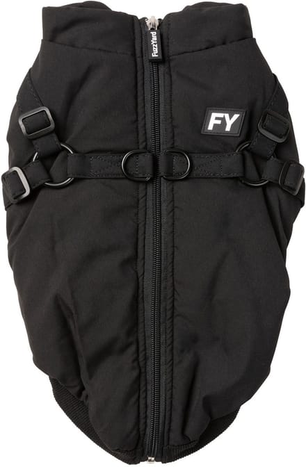 Fuzzyard Hondenjas Flash - Hondenkleding - Zwart Size 5