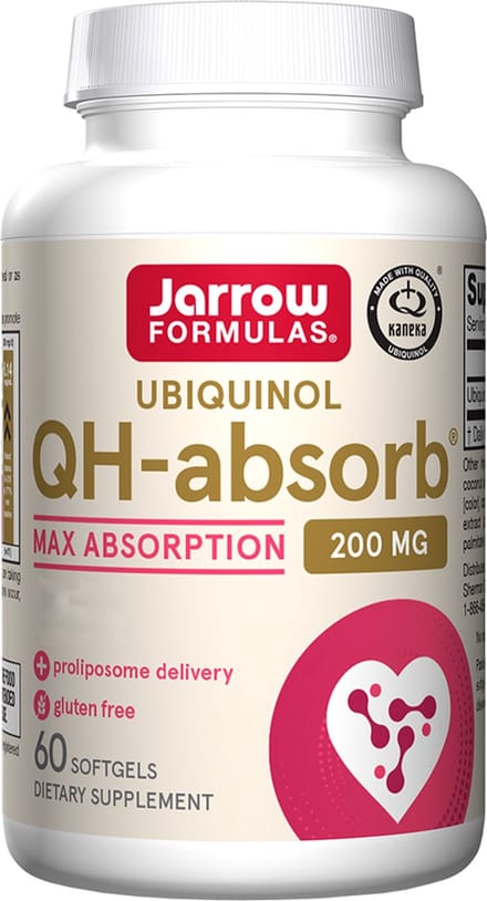 Ubiquinol QH-Absorb 200 mg (60 softgels) - Jarrow Formulas