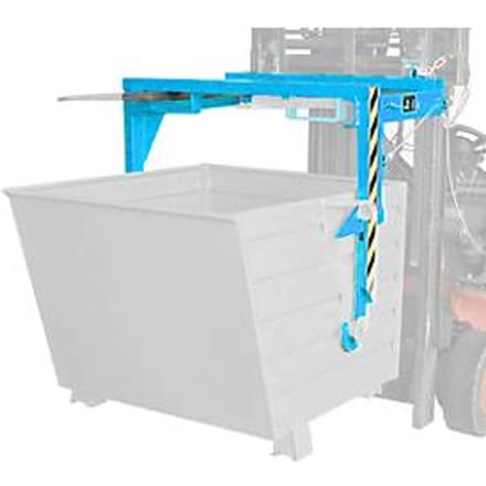 Heftrucktraverse BST 90 voor stapelbare kiepbakken BSK, blauw