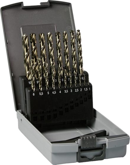 HiKOKI 780698 19 delige HSS-CO Metaalboren set in cassette