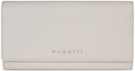 bugatti portemonnee Emilia Ladies Long Wallet With Flap Creme crème