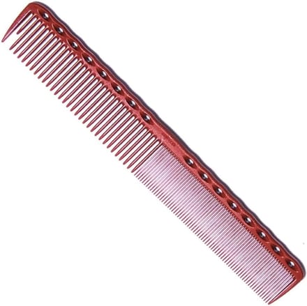 Professionele Kam - Haarstyling Tool - Gedetailleerd Knippen - Precisie Tandontwerp - 8 x 5 x 5 cm - Rood