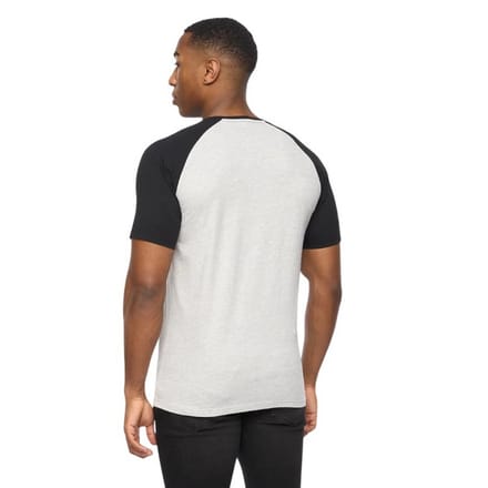 Crosshatch Heren Meza T-Shirt (Grijs Marl/Zwart)