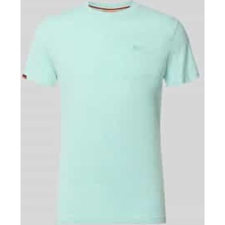 Superdry Organic Cotton Essential Logo T-Shirt Light Mint Green Marl