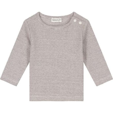 Sweet Petit baby shirt Mees Dark Mud Brown 68 unisex