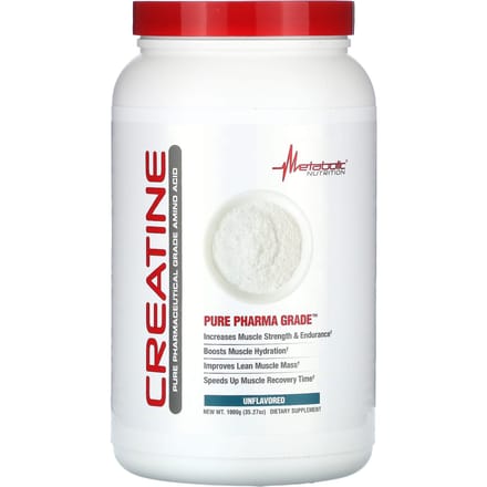 Metabolic Nutrition, Creatine, Ongezoet, 1000 g (1.000 g)