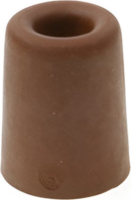 Deurbuffer - rubber - bruin - 50 x 30 mm - deurstopper met schroef bevestiging