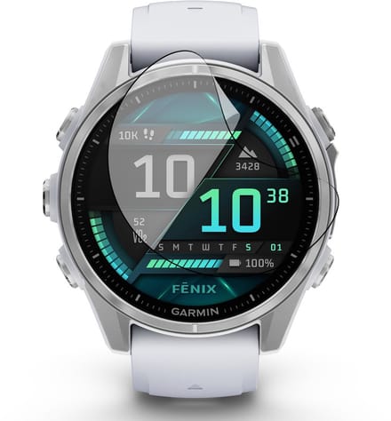 Screenprotector geschikt voor Garmin Fenix 8 43mm - 1x FlexGuard Screen Protector