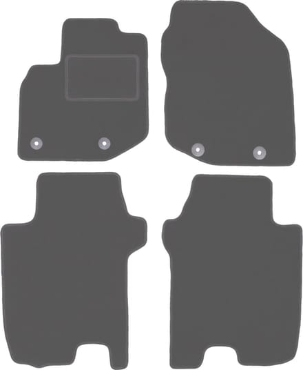 Grafiet automatten voor: Honda Jazz III hatchback (2008-2011)