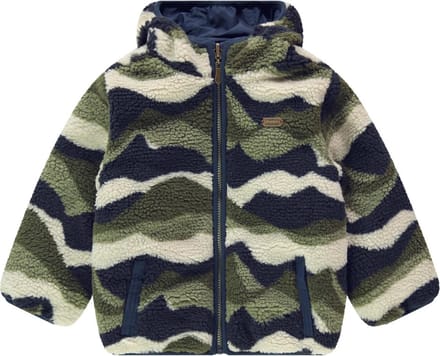 Stains & Stories boys winterjacket reversible Jongens Jas - Maat 92