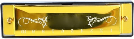 Mondharmonica - Harmonica - Muziek Maken - Duurzaam Materiaal - 12 x 5 x 3 cm - Zilver