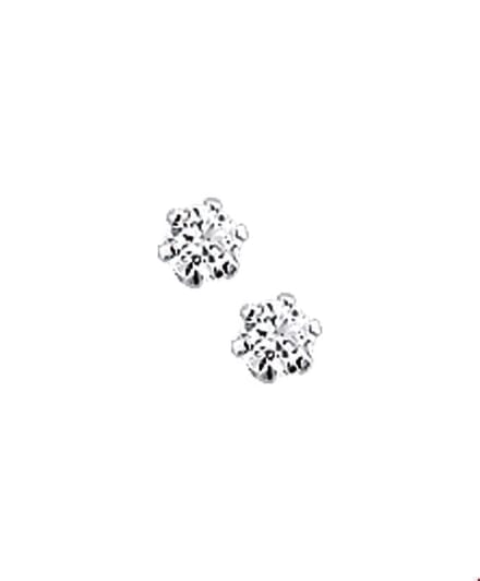 TFT Oorknoppen Zirkonia Zilver Glanzend 2,5 mm