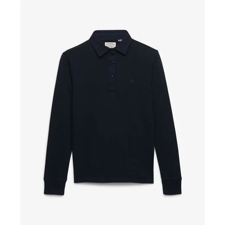 Superdry Classic Rugby Top Oversized Pasvorm Blauw Grootte: 42