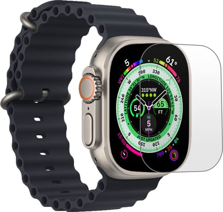 Screenprotector Geschikt voor Apple Watch Ultra 2 Screenprotector Bescherm Glas - Screen Protector Geschikt voor Apple Watch Ultra 2 (49 mm) Screenprotector Tempered Glass