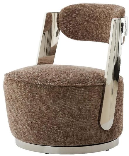 Light&living Stoel 68x65x77 cm KEMENA grijs-bruin