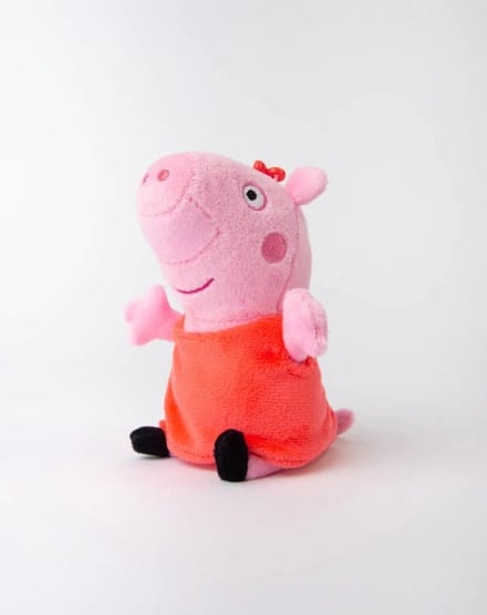 Peppa Pig: Plush Clip-On Coin Purse - Peppa Pig Rood