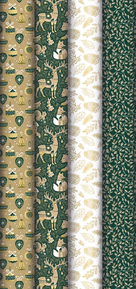 Clairefontaine Kerstinpakpapier 'Bos'
