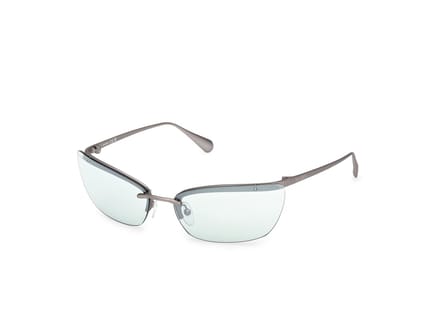 Max&co Mo0150 Dames Zonnebril Zilver Green Mirror/CAT1 Vrouw