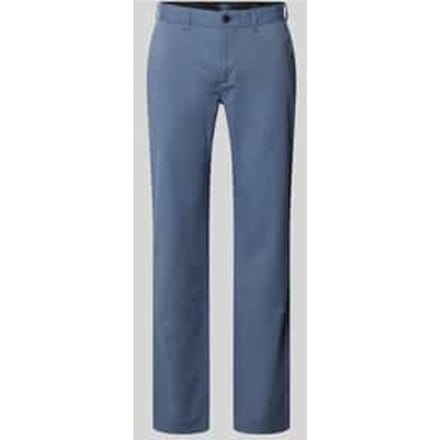 Klein motief broek met achterzakken