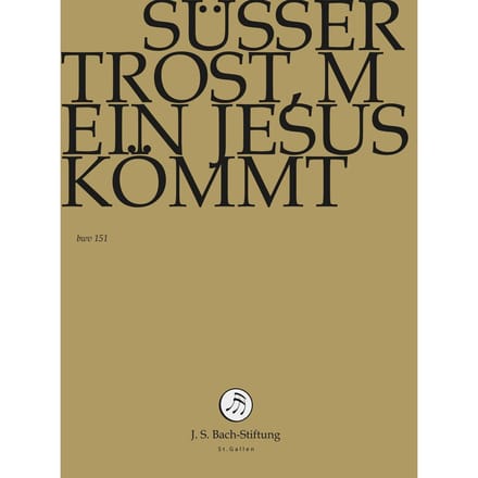 Chor & Orchester Der J.S. Bach-Stiftung, Rudolf Lutz - J.S. Bach: Susser Trost, Mein Jesus Komm (DVD)