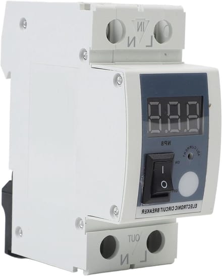 Huidige Begrenzer - Stroom Beveiliger - Circuit Bescherming - Instelbaar Bereik - 40A - Wit