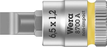 Wera 8700 A FL 05003322001 Plat Dopsleutel-bitinzet Houderfunctie 1/4 6.5 mm 1/4 (6,3 mm)